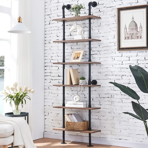 Industrial pipe bookshelf - industrial,
