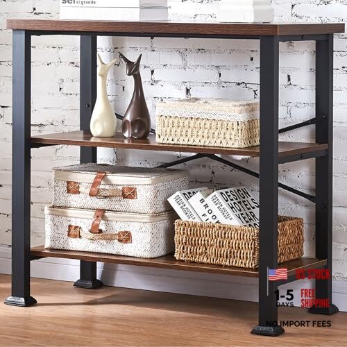 Brown tier bookshelf - brown,