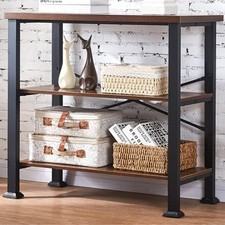 3 Tier Bookshelf,Rustic