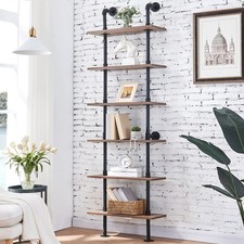 Industrial Pipe Bookshelf,6