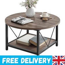 Industrial Retro Round Coffee